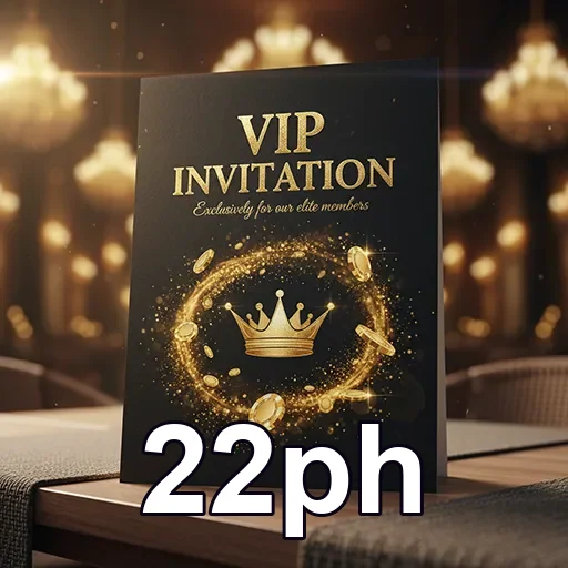 VIP player enjoying exclusive bonuses at 22ph